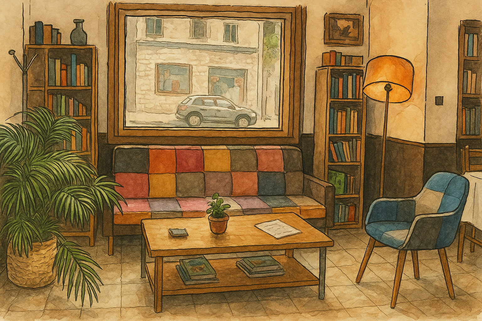 Intérieur du Café de Béthusy